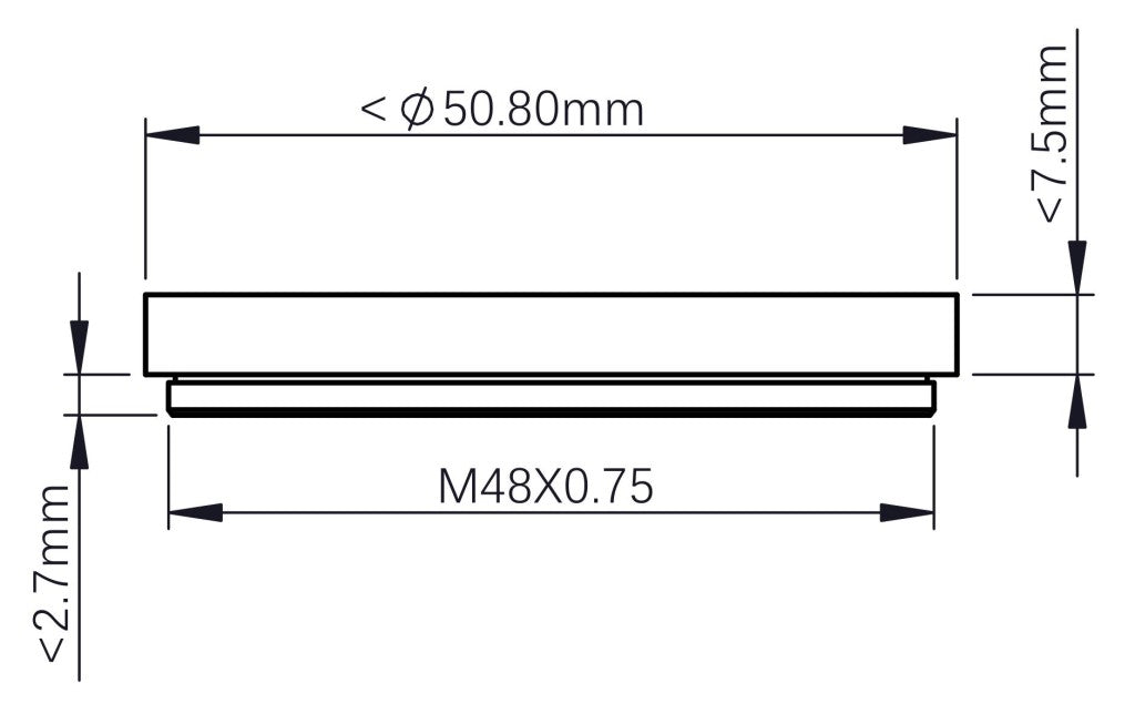 ZWO M54 Adapter Replacing EFW