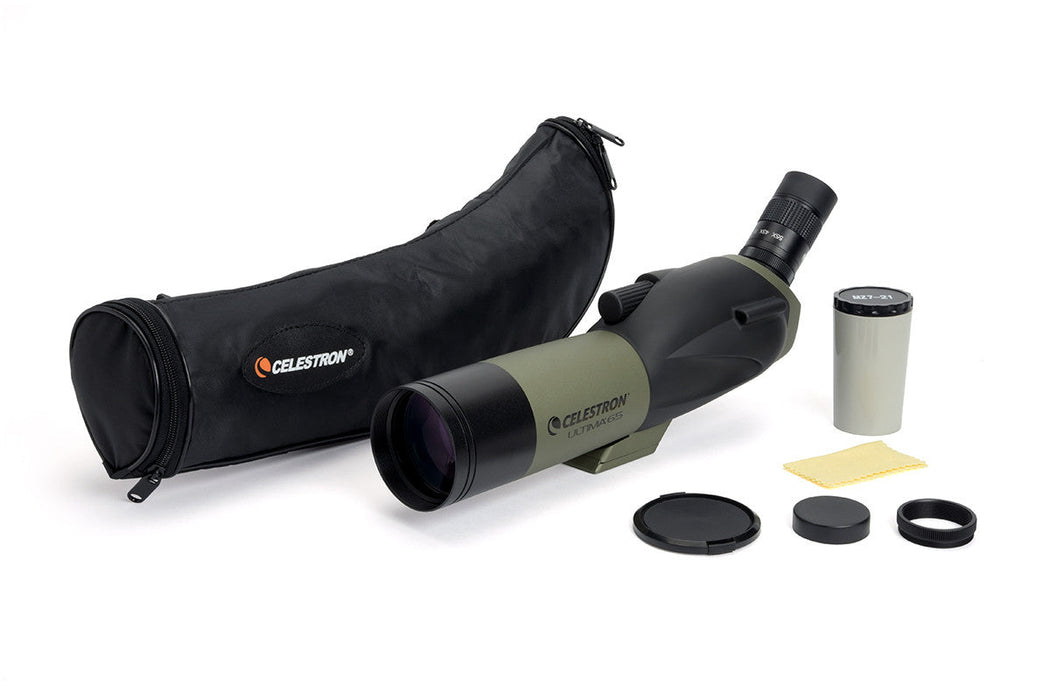 Ultima 18-55X65MM Angled Zoom Spotting Scope