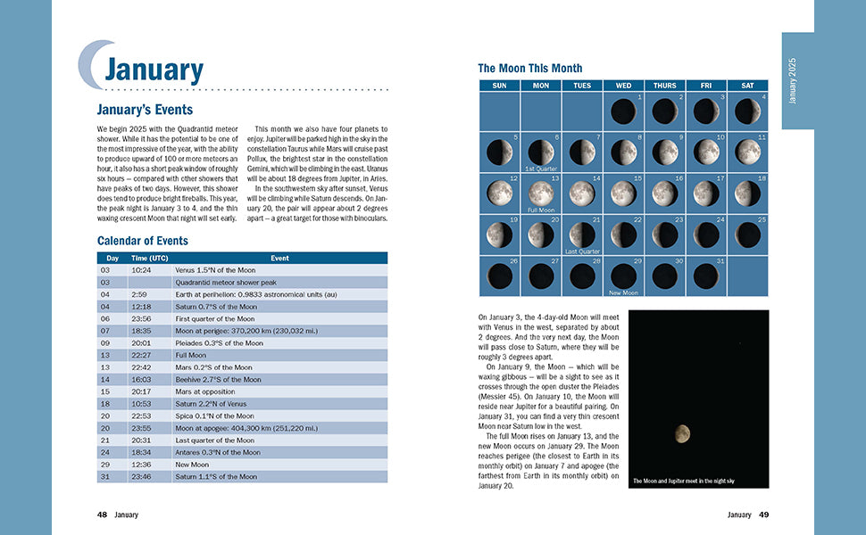 2025 Night Sky Almanac: A Month-by-Month Guide to North America's Skies from The Royal Astronomical Society of Canada book