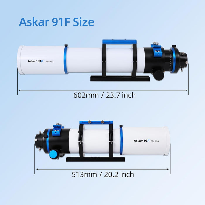 Askar 91F 91mm f/6.7 Flat-Field Refractor Telescope