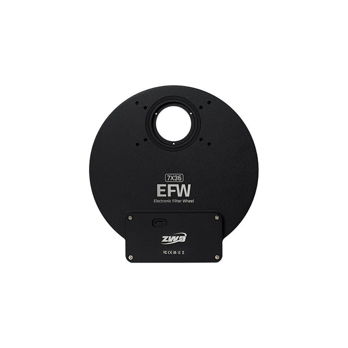 ZWO EFW 7x36mm (2025) 7-Slot Precision Electronic Filter Wheel