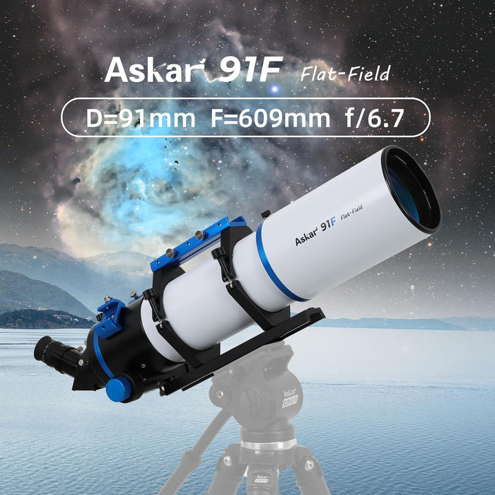 Askar 91F 91mm f/6.7 Flat-Field Refractor Telescope