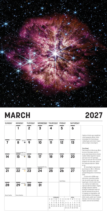 Webb's Cosmos Calendar 2027: Five Years of Images and Discoveries from the James Webb Space Telescope