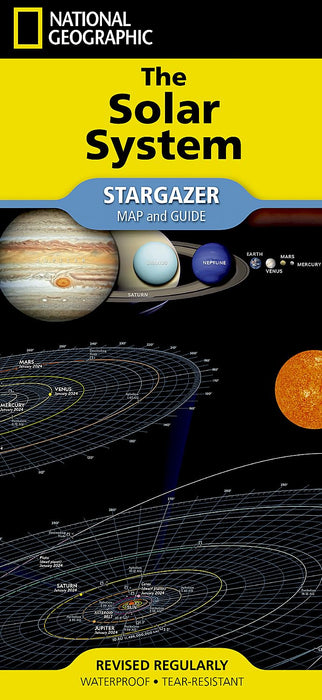 National Geographic The Solar System Stargazer Map and Guide