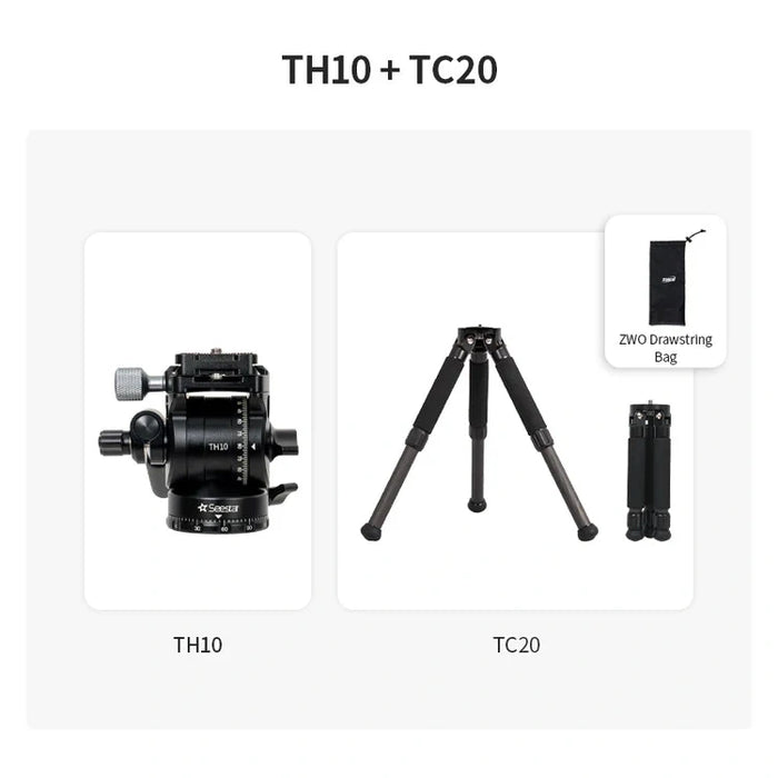 ZWO TC20 Carbon Fiber Tripod for Seestar Smart Telescopes