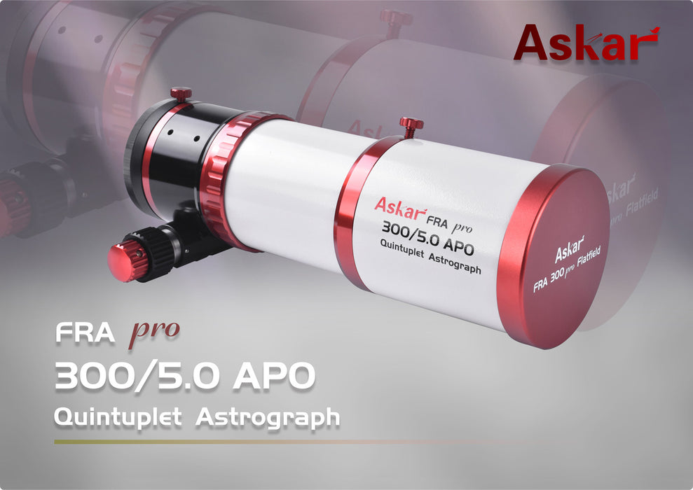 Askar FRA300 Pro 60mm f/5 Quintuplet Petzval Flat-Field Astrograph Telescope