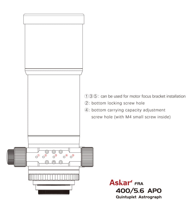 Askar FRA 400 72mm f/5.6 Quintuplet Flat-Field Astrograph