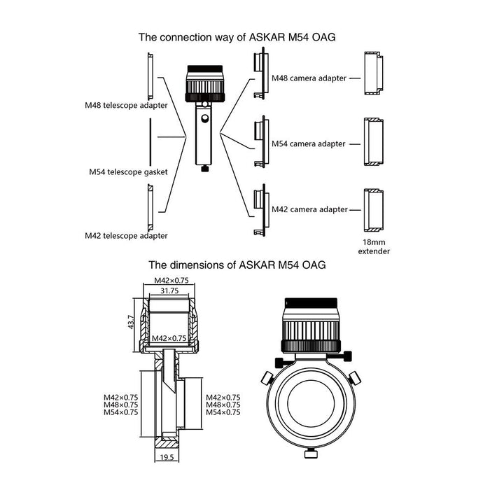 Askar M54 Off-Axis Guider