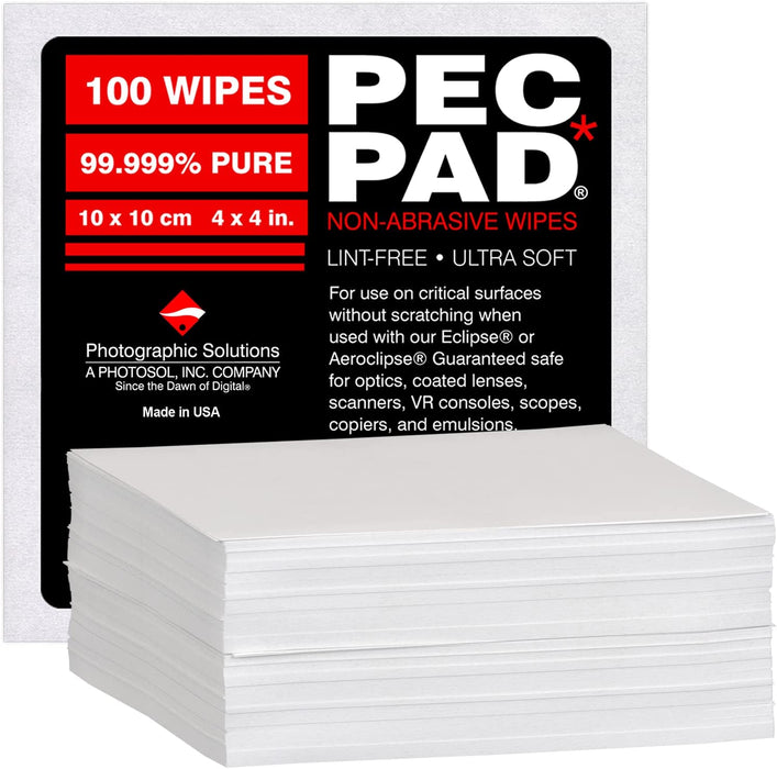 PEC*PAD - Non-Abrasive Wipes - 4" x 4"