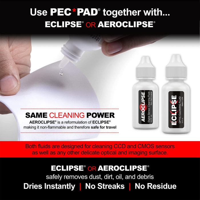 PEC*PAD - Non-Abrasive Wipes - 4" x 4"