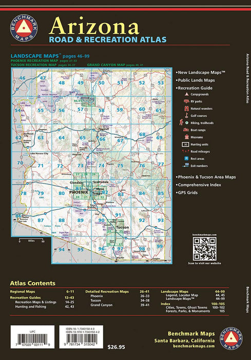 Arizona Road and Recreation Atlas Book