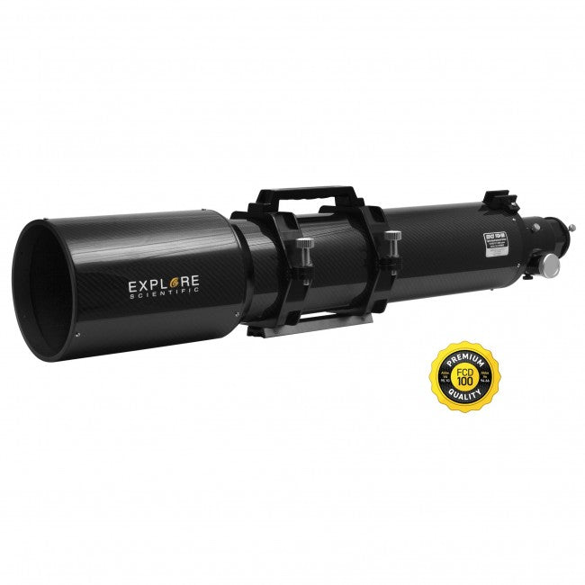 Explore Scientific ED127 - FCD100 Carbon Fiber Air-Spaced Triplet Refractor with 2.5" HEX Focuser